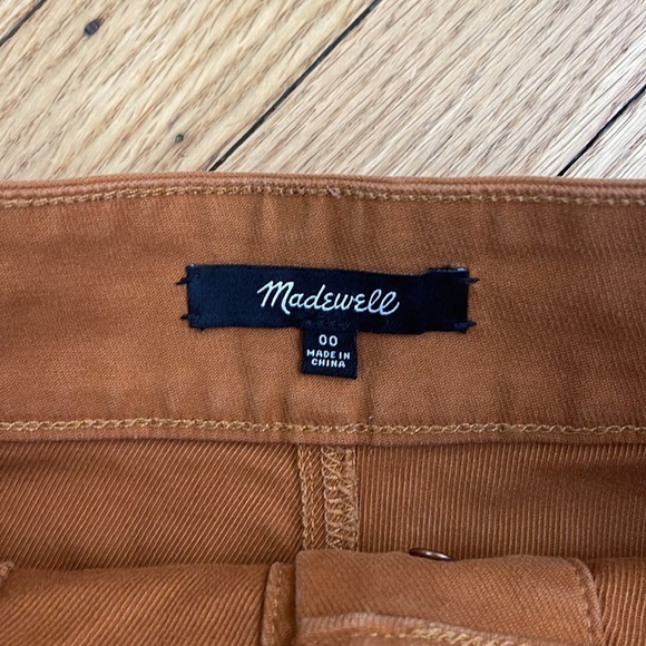 MADEWELL button up mini skirt size 00 - Picture 5 of 7